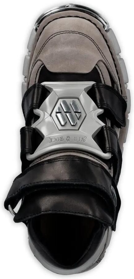 NEW ROCK Alaska Perla Itali Negro Tower sneakers met plateauzool Beige - Foto 4