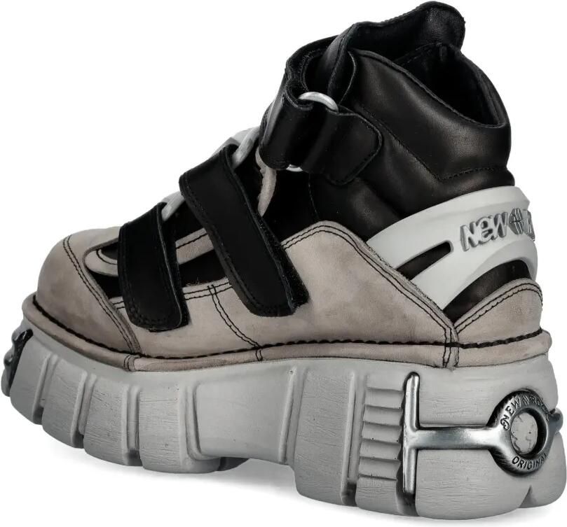 NEW ROCK Alaska Perla Itali Negro Tower sneakers met plateauzool Beige - Foto 2