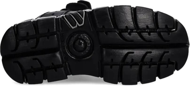 NEW ROCK Chunky veterlaarzen Zwart - Foto 4
