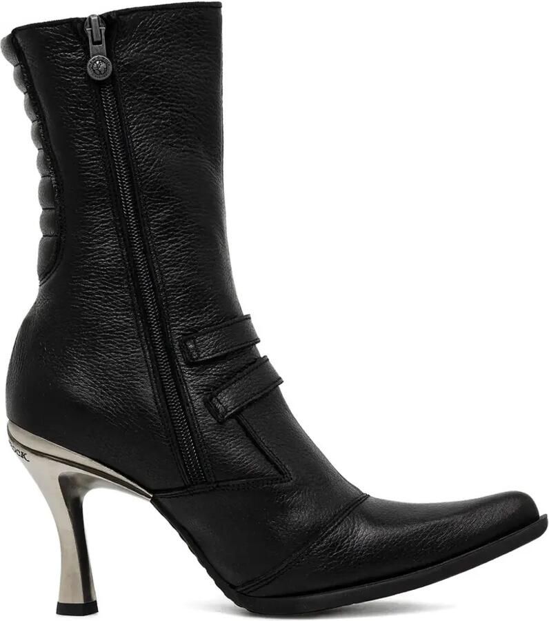 NEW ROCK Laarzen met gesp Zwart