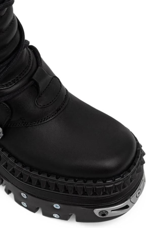 NEW ROCK Laarzen met gesp Zwart - Foto 4