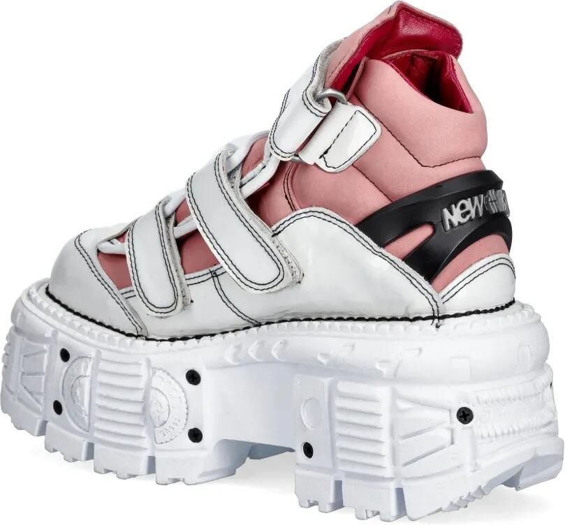 NEW ROCK M-TANK008-C6 laarzen met plateauzool Wit - Foto 2