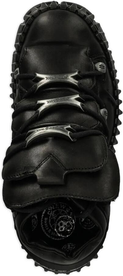 NEW ROCK M-WALL106-S13 sneakers met plateauzool Zwart - Foto 4