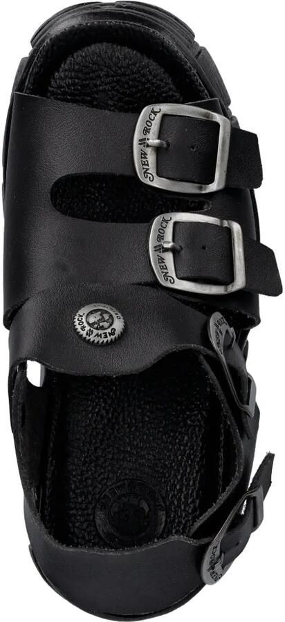 NEW ROCK Sandalen met gesp Zwart - Foto 4