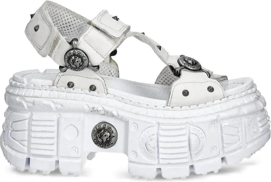 NEW ROCK Sandalen met plateauzool Wit