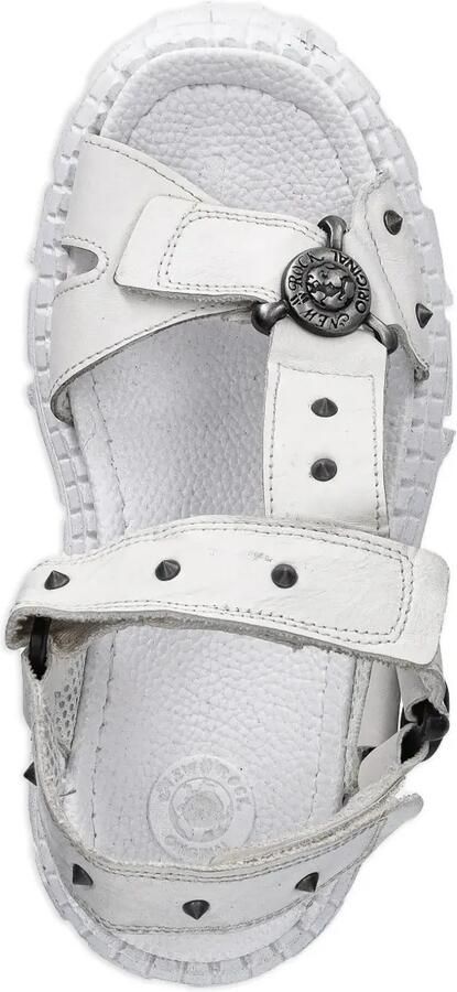 NEW ROCK Sandalen met plateauzool Wit - Foto 3