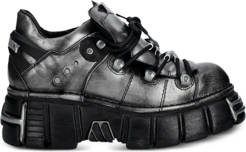 NEW ROCK Sneakers met chunky zool Grijs