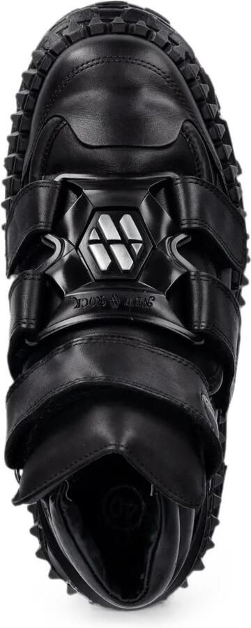 NEW ROCK Sneakers met klittenband Zwart - Foto 4