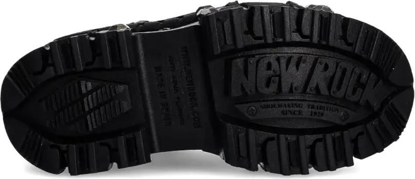 NEW ROCK Sneakers met plateauzool Zwart - Foto 5