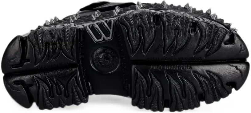 NEW ROCK Spiked sneakers met plateauzool Zwart - Foto 5