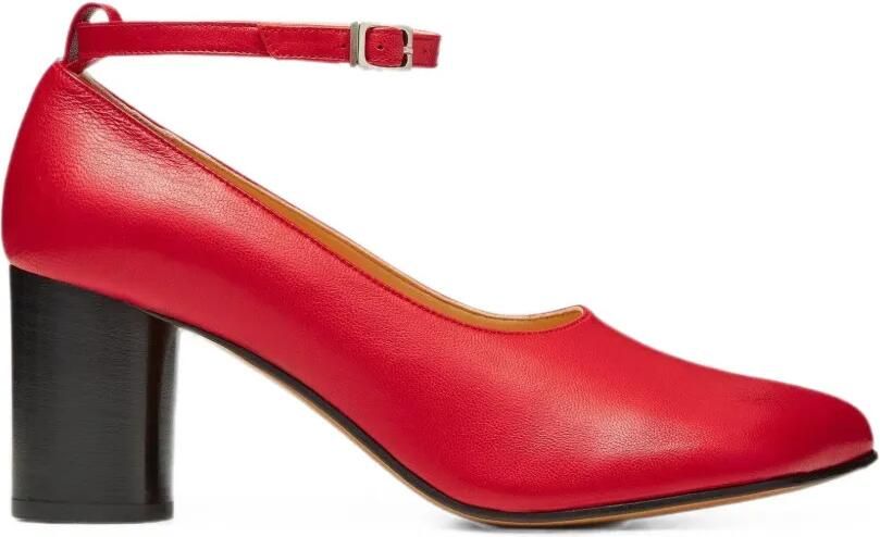 Niccolò Pasqualetti Obliqua pumps met blokhak Rood