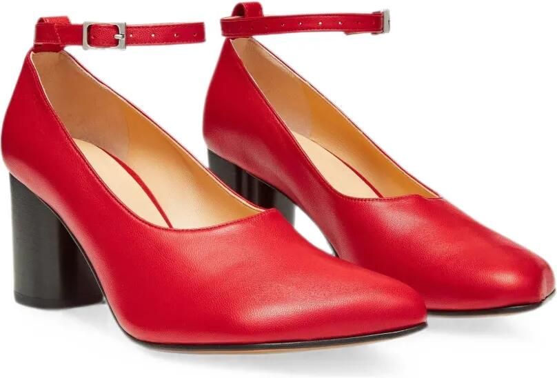 Niccolò Pasqualetti Obliqua pumps met blokhak Rood - Foto 4