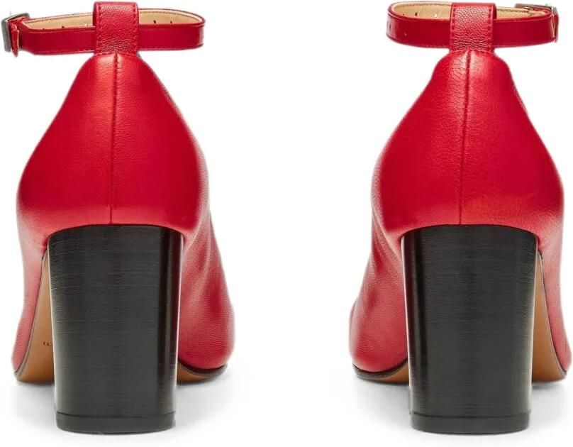 Niccolò Pasqualetti Obliqua pumps met blokhak Rood - Foto 3