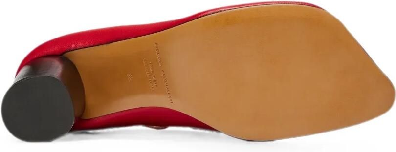 Niccolò Pasqualetti Obliqua pumps met blokhak Rood - Foto 5