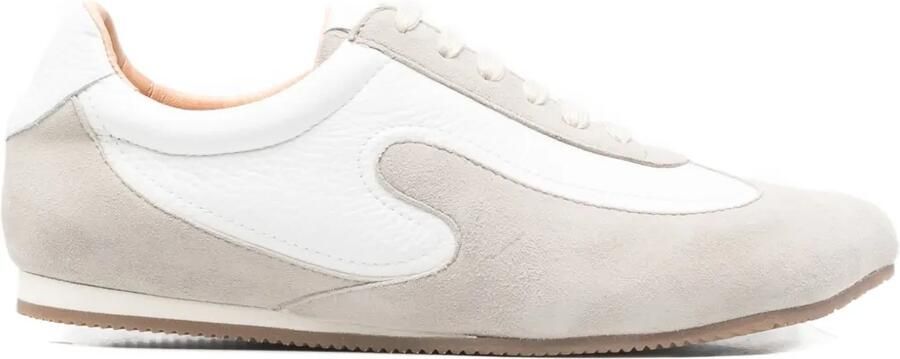 Niccolò Pasqualetti Obliqua sneakers met vlakken Beige