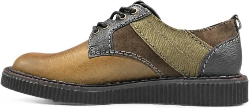 Nicholas Daley George Cox Rebel derby veterschoenen met vlakken Bruin - Foto 3