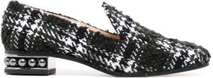 Nicholas Kirkwood Tweed mocassins Groen