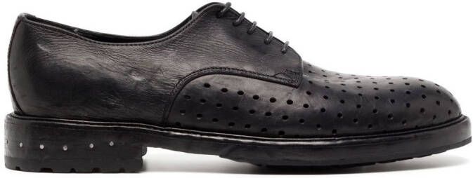 Nicolas Andreas Taralis Leren Derby schoenen Zwart