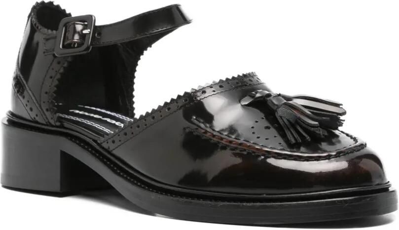 Nicole Saldaña Margaret loafers verfraaid met kwastje Bruin