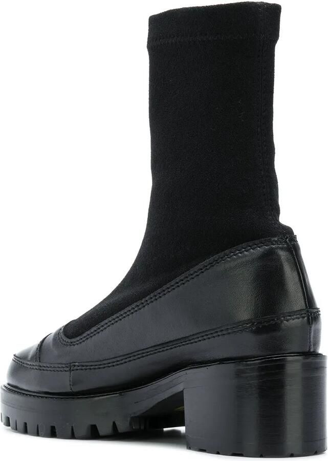 Nicole Saldaña platform sock boots Zwart - Foto 2