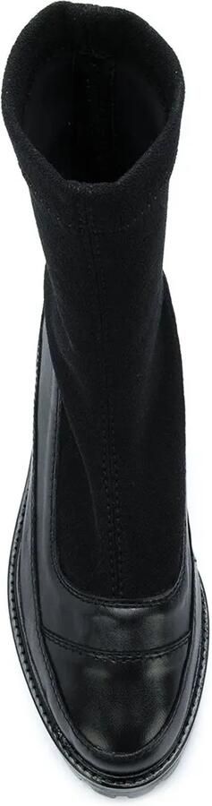 Nicole Saldaña platform sock boots Zwart - Foto 3