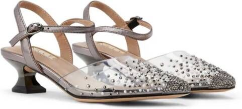 NICOLI Clara sandalen verfraaid met kristallen Grijs