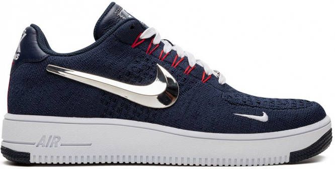 Nike AF1 Ultra Flyknit NE QS low-top sneakers Blauw