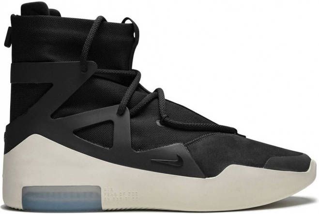 Nike Air Fear of God 1 high top sneakers Zwart