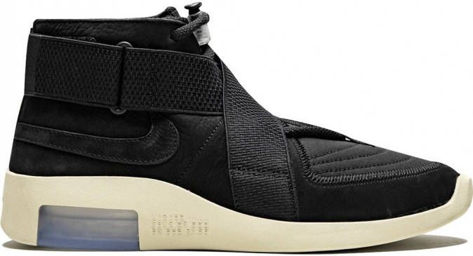 Nike Air Fear of God 1 sneakers Polyester nubuckleer rubber 4.5 Zwart