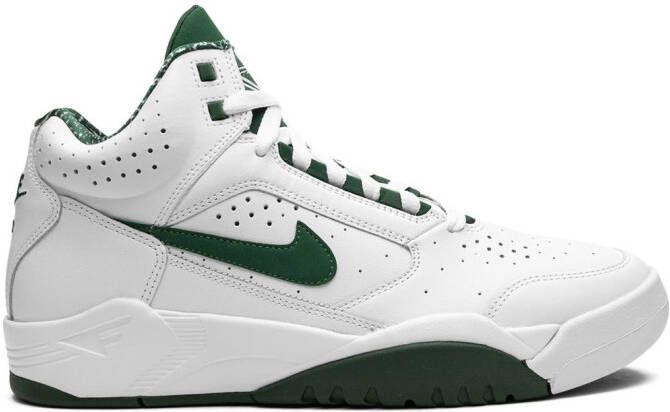 Nike "Air Flight Lite Mid Gorge Green sneakers" Wit