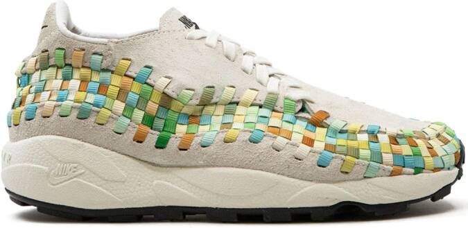 Nike Air Footscape geweven "Rainbow" sneakers Beige