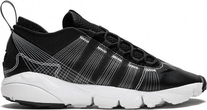 Nike Air Footscape geweven sneakers Zwart