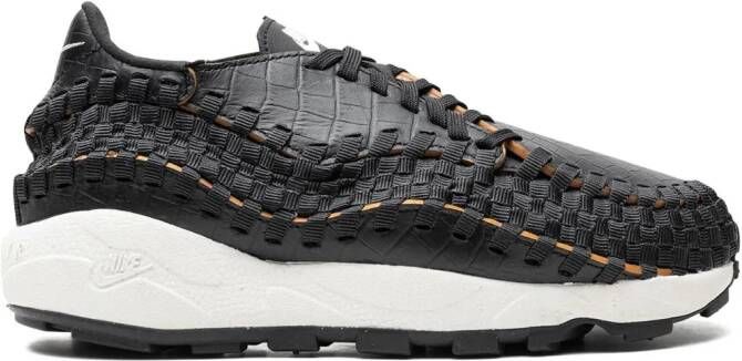 Nike Air Footscape Woven "Black Croc" sneakers Zwart