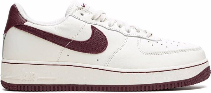 Nike "Air Force 1 '07 Craft Dark Beetroot sneakers" Wit