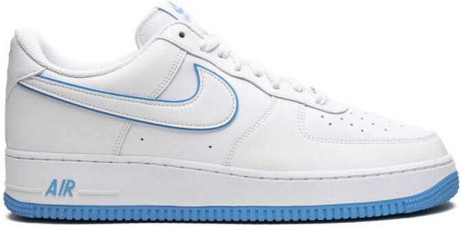 Nike "Air Force 1 '07 Low UNC sneakers" Wit