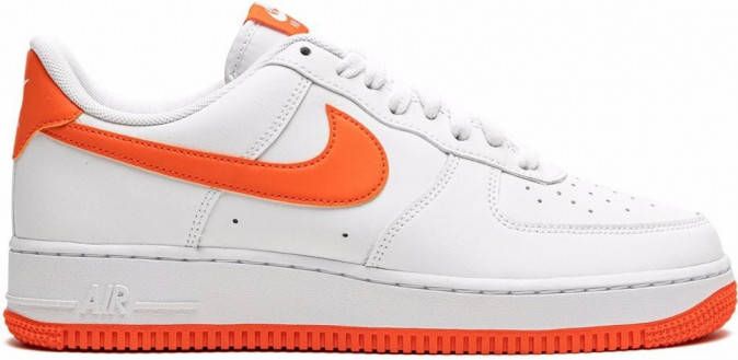 Nike Air Force 1 '07 sneakers rubber leer Stof 10.5 Wit