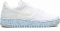 Nike Air Force 1 Crater Flyknit sneakers dames rubber StofStof 5.5 Wit - Wit