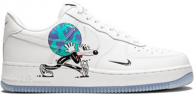 Nike Air Force 1 Flyleather QS sneakers Wit