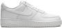 Nike "Air Force 1 Low White Silver sneakers" Wit - Thumbnail 1