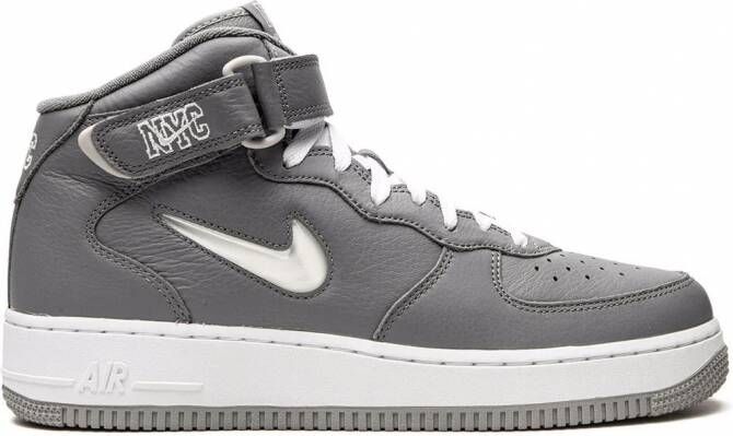 Nike "Air Force 1 Mid QS Jewel NYC Cool Grey sneakers" Grijs