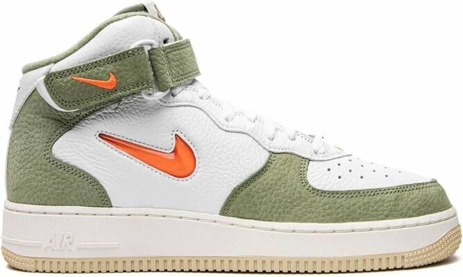 Nike Air Force 1 Mid QS 'Jewel Oil Green' sneakers Wit