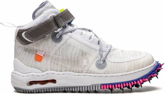 Nike X Off-White Air Force 1 mid-top sneakers Wit