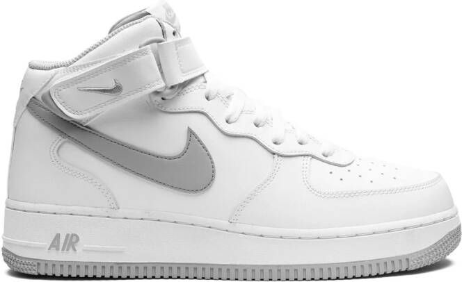 Nike "Air Force 1 Mid White Grey sneakers " Wit