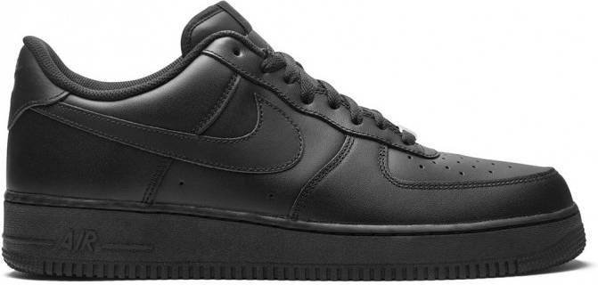 Nike Dunk Nike Dunk Retro low top sneakers rubber leer Stof 12.5 Zwart