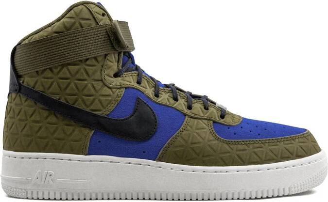 Nike Air Force 1 suède sneakers Groen