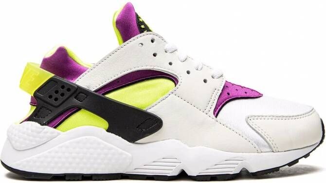 Nike Air Huarache sneakers dames rubber Stofleer Stof 10.5 Wit