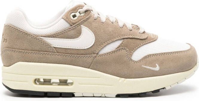 Nike Air Max 1' 87 SE panelled suede sneakers Beige