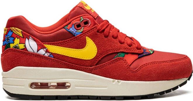 Nike "Air Max 1 Print Aloha sneakers met print" Rood