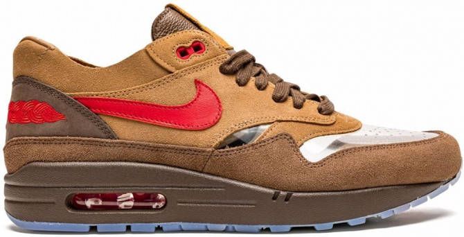 Nike Air Max 1 sneakers met vlakken Bruin