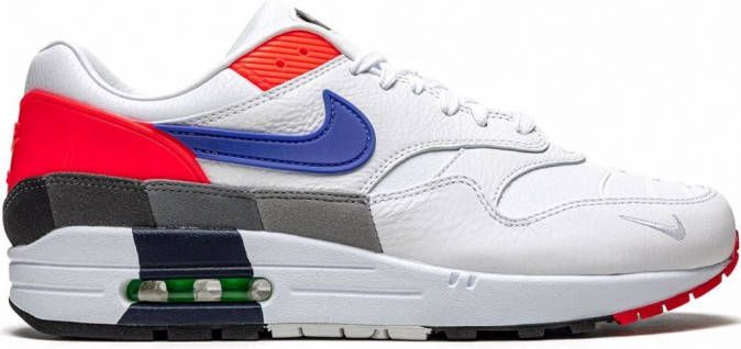 Nike Air Max 1 sneakers met vlakken Wit